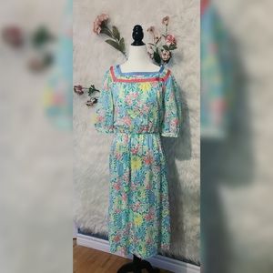 1980s Easter Dress